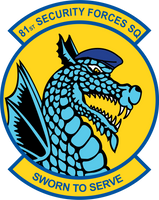81st Security Forces Squadron Shirt 