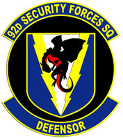 92nd Security Forces Squadron Shirt 