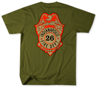 Unofficial  Indianapolis Fire Department Station 26 Shirt