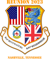 RAF Bentwaters /Woodbridge Fire Department Reunion Shirt 2023