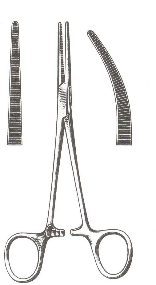 Crile Hemostatic Forceps, Straight or Curved, 51/2" PREFERRED PRODUCTS