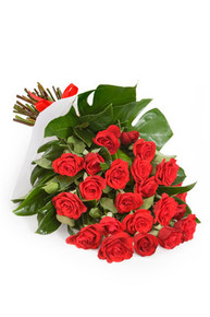 Deluxe premium bouquet of 24 red roses switzerland flower delivery.