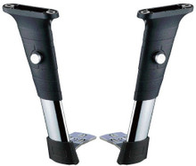 Metal adjustable arm rest with standard 4" hole center.  Made in Taiwan.