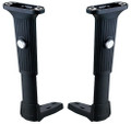 Nylon adjustable arm rest with standard 4" hole center.  Made in Taiwan.