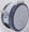 75mm 3" riveted gray soft wheel caster with brake with many stems to choose from