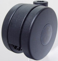 100mm 4" twin riveted hard wheel caster with many stems to choose from