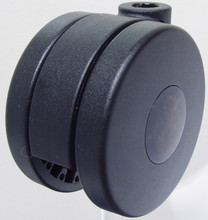 100mm 4" twin riveted hard wheel caster with many stems to choose from