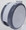 4" 100mm gray soft riveted wheel caster no brake, made in Taiwan