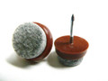 Nail glide with felt base