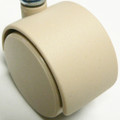 50mm 2" hooded tan caster, light color