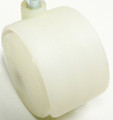 50mm 2" hooded off white, frosty white caster