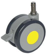 MRI non magnetic 75mm caster, hospital caster, with brake