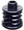 Caster socket for round tube