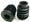Caster socket for 1" OD tube to go with 7/16" grip ring stem
