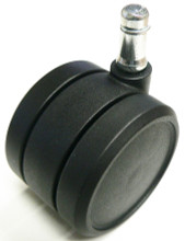 65mm hard wheel caster with 7/16" x 7/8" grip ring stem