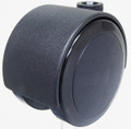 50mm 2" soft wheel hooded caster 90 lbs rating