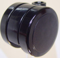 50mm 2" no hood soft wheel caster heavy duty
