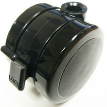 50mm 2" caster no hood soft wheel brake heavy duty