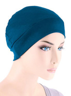CHEMO CAP IN TEAL BLUE