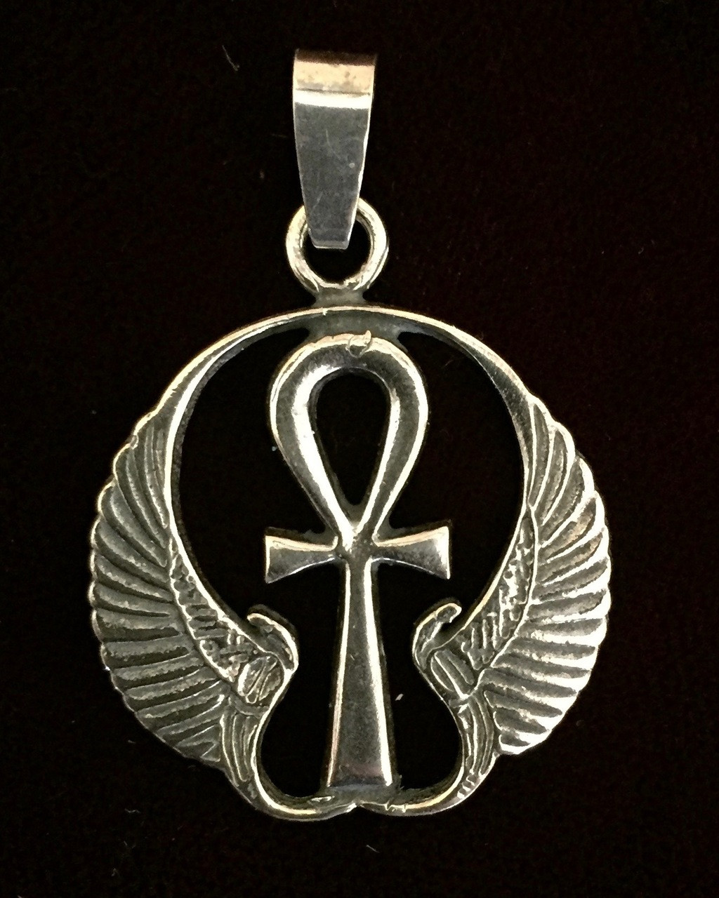 Ankh with Protective Wings of Isis - Alicja Centre of Well-Being