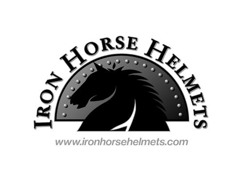 BoneYard Purple German Novelty Motorcycle Helmet