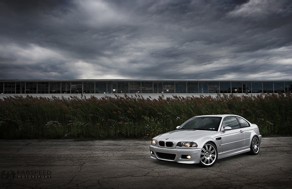 Silver BMW M3