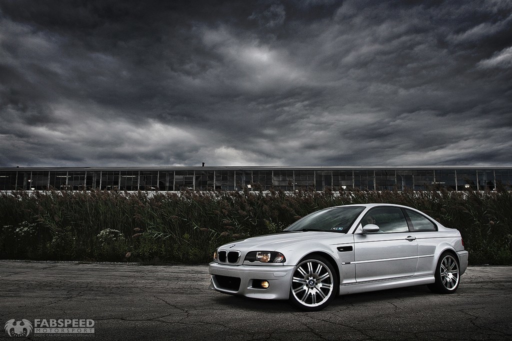 Silver BMW M3 Front Angle