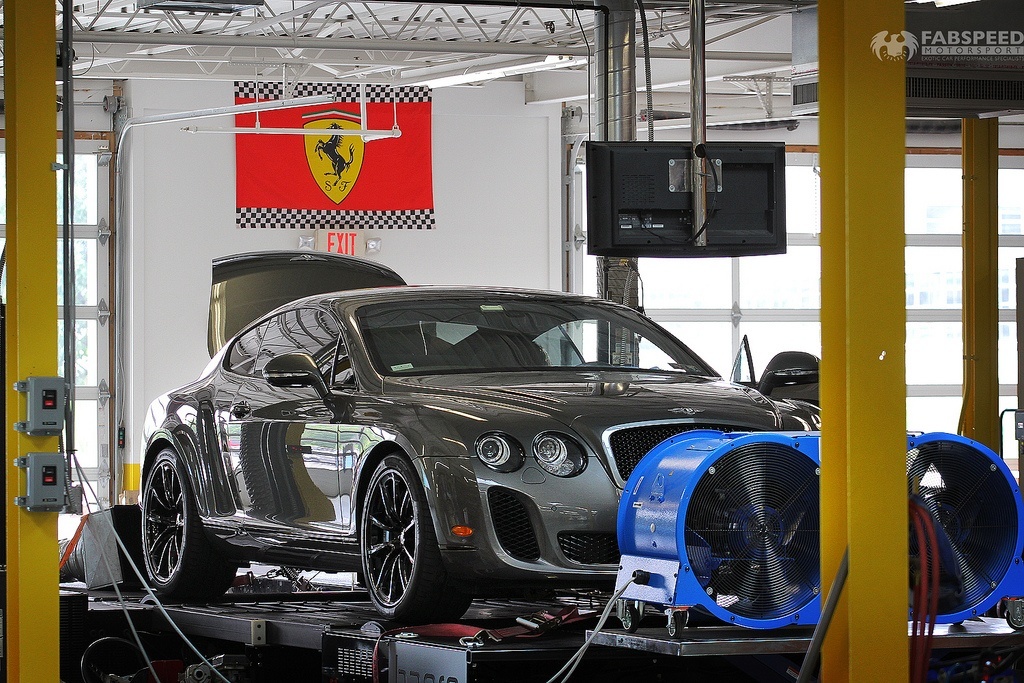 Bentley Continental on the Dyno Bentley Continental GT on the Dyno
