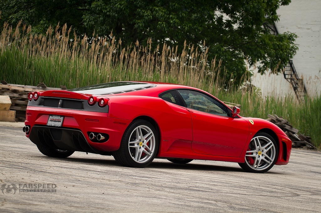 Red Ferrari F430 Rear End