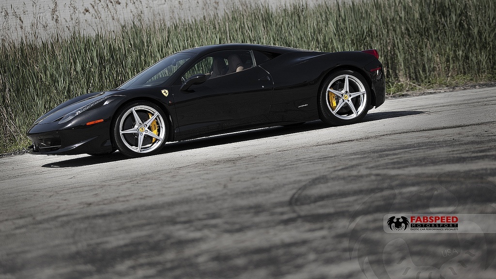 Black Ferrari 458