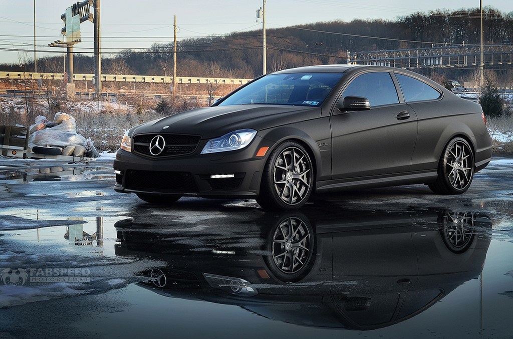 Matte Black Mercedes