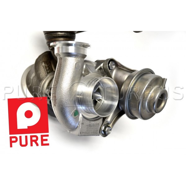 Pure Turbos BMW N54 stage 2 turbo upgrade. Fit 135 and 335 with LHD and RHD. Get free shipping from Extreme Power House