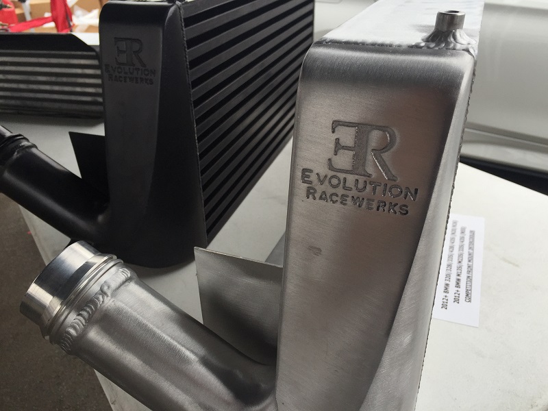 Evolution Racewerks F chassis front mount intercooler for your turbo BMW with N20, N26 and N55 engines. ER FMIC fits 328.335.228.235.428 and 435