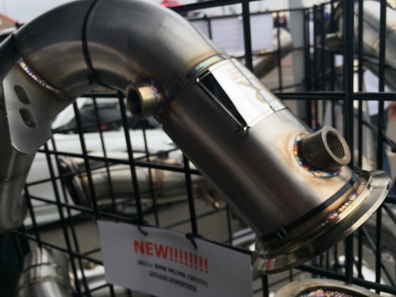 Evolution Racewrks N63 F chassis M5 and M6 catless downpipes. 