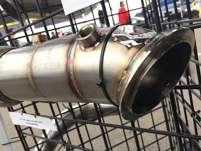 Evolution Racewerks F10 535 and 640 catted and catless downpipes. ER DP fits 535 and 640