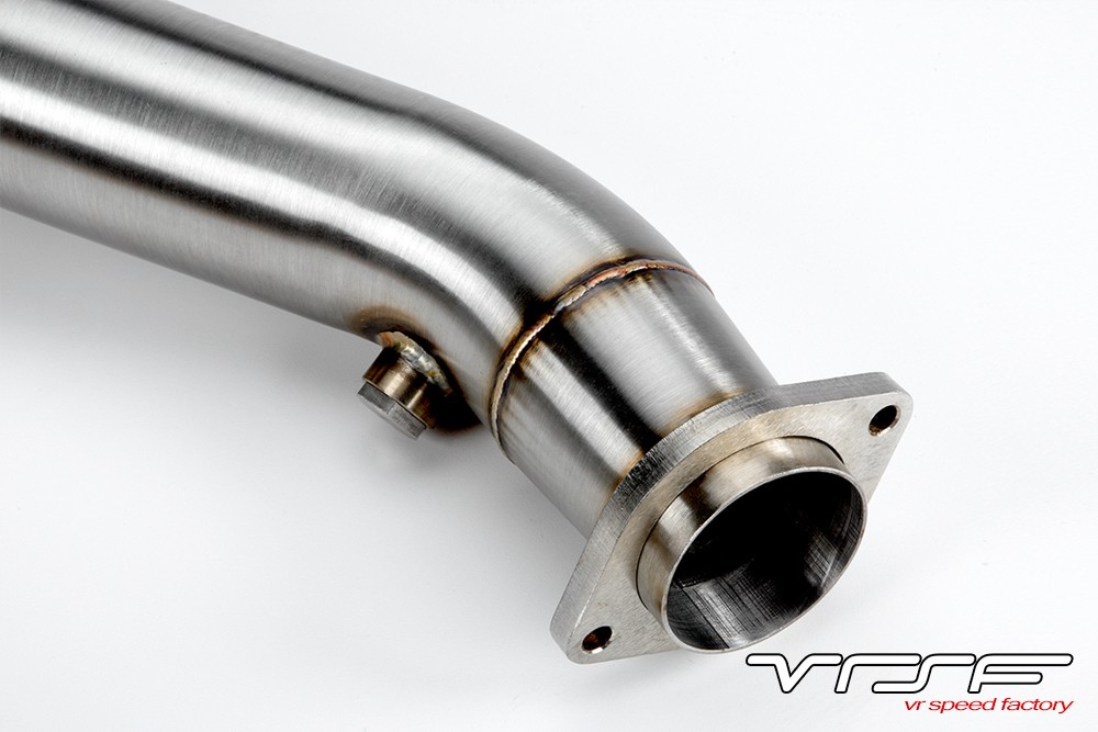VRSF BMW M3 & M4 catless downpipes for the S55 engine. Made from 100% stainless steel