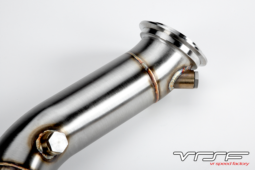 VRSF BMW M3 & M4 catless downpipes for the S55 engine. Made from 100% stainless steel