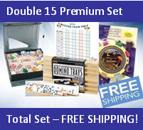 Premium Double 15 Dominoes Set | MexicanTrainFun.com