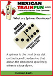 Why do dominoes have spinners?