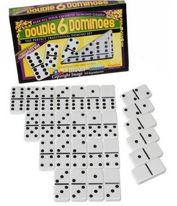 Double Six Tournament Dominoes without Spinners