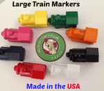 These Mexican Train Markers are made in the USA