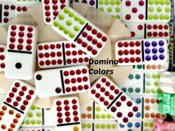 Dominoes Double 12 Professional Size Color Dot White Tile Luxury Edition New 