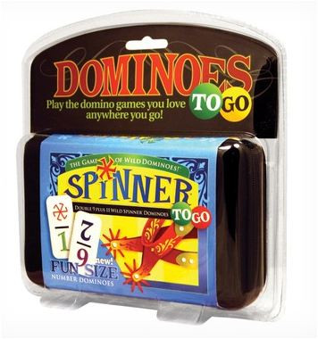 Spinner dominoes to go