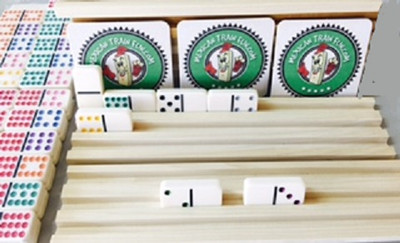 jumbo size domino tile racks