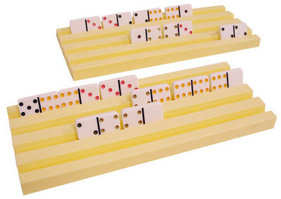 Domino Trays for Mexican Train Dominoes