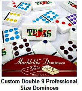 Personalized Double 9 Dominoes