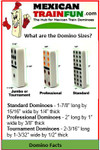Dimensions for Jumbo Size Dominoes