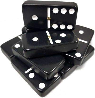 Tournament Jumbo size dominoes with spinner