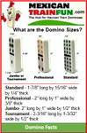 Tournament Jumbo size dominoes 6 with spinner -Yellow with black dots 