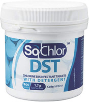 SoChlor DST Chlorine Tablets with Detergent Disinfectant - Pack of 200